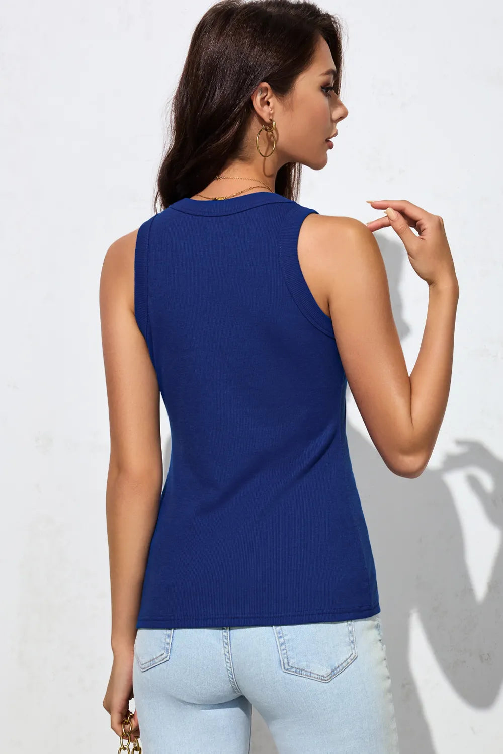 Solid Round Neck Tank (21)