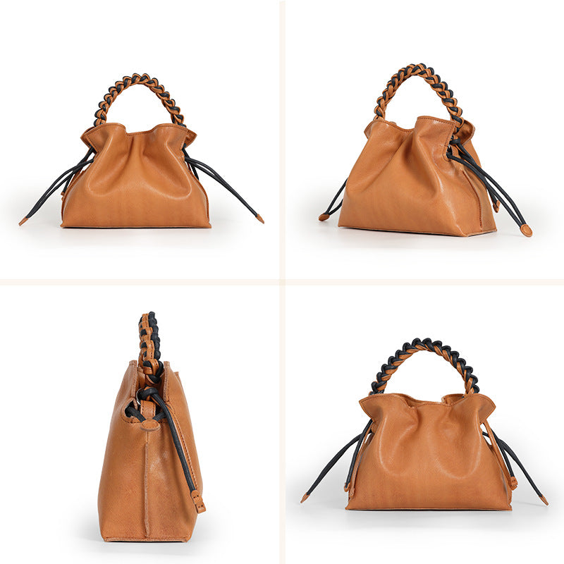 Cortex Splicing Woven Casual Crossbody Bag photo 3