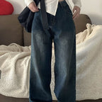 Straight Slimming Wide Leg Jeans photo 7