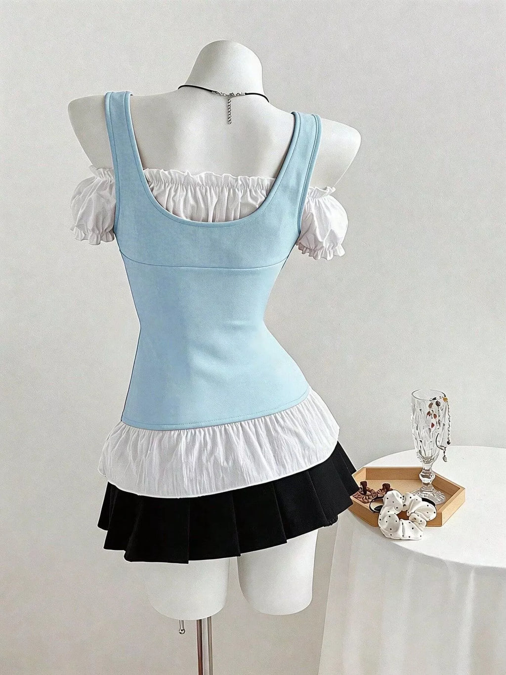 Cold Shoulder Ruched Top (19)