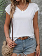 V-neck Short Sleeve T-shirt