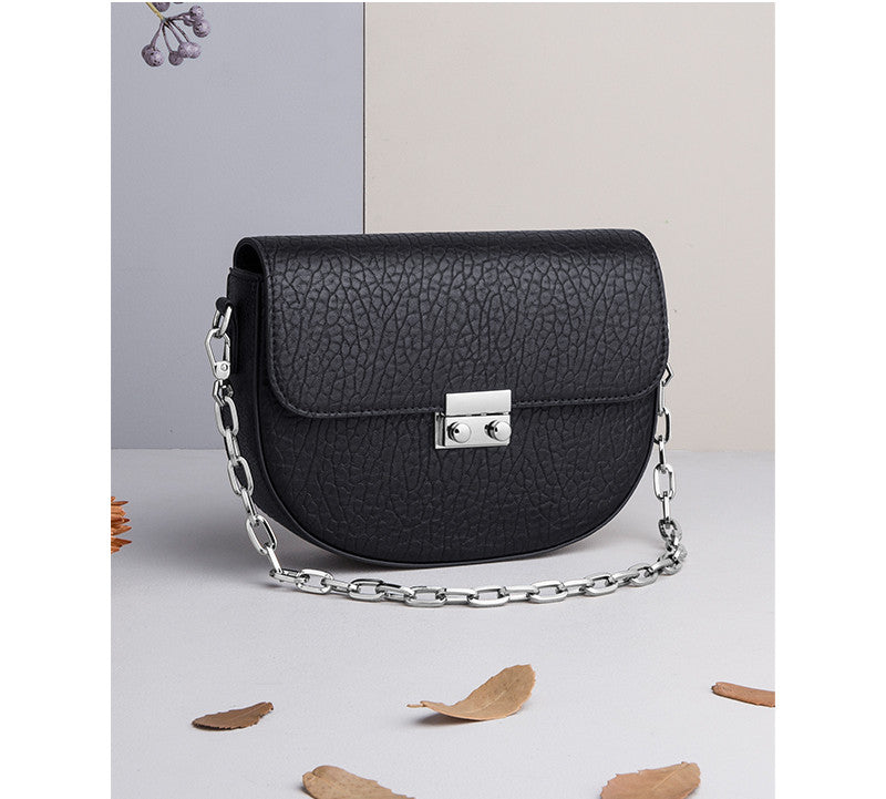 Semi-circle Small Bag Simple Versatile Shoulder variant CJNS139673101AZ