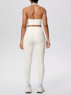 Halter Neck Crop Top High-waisted Leggings Active Set (21)