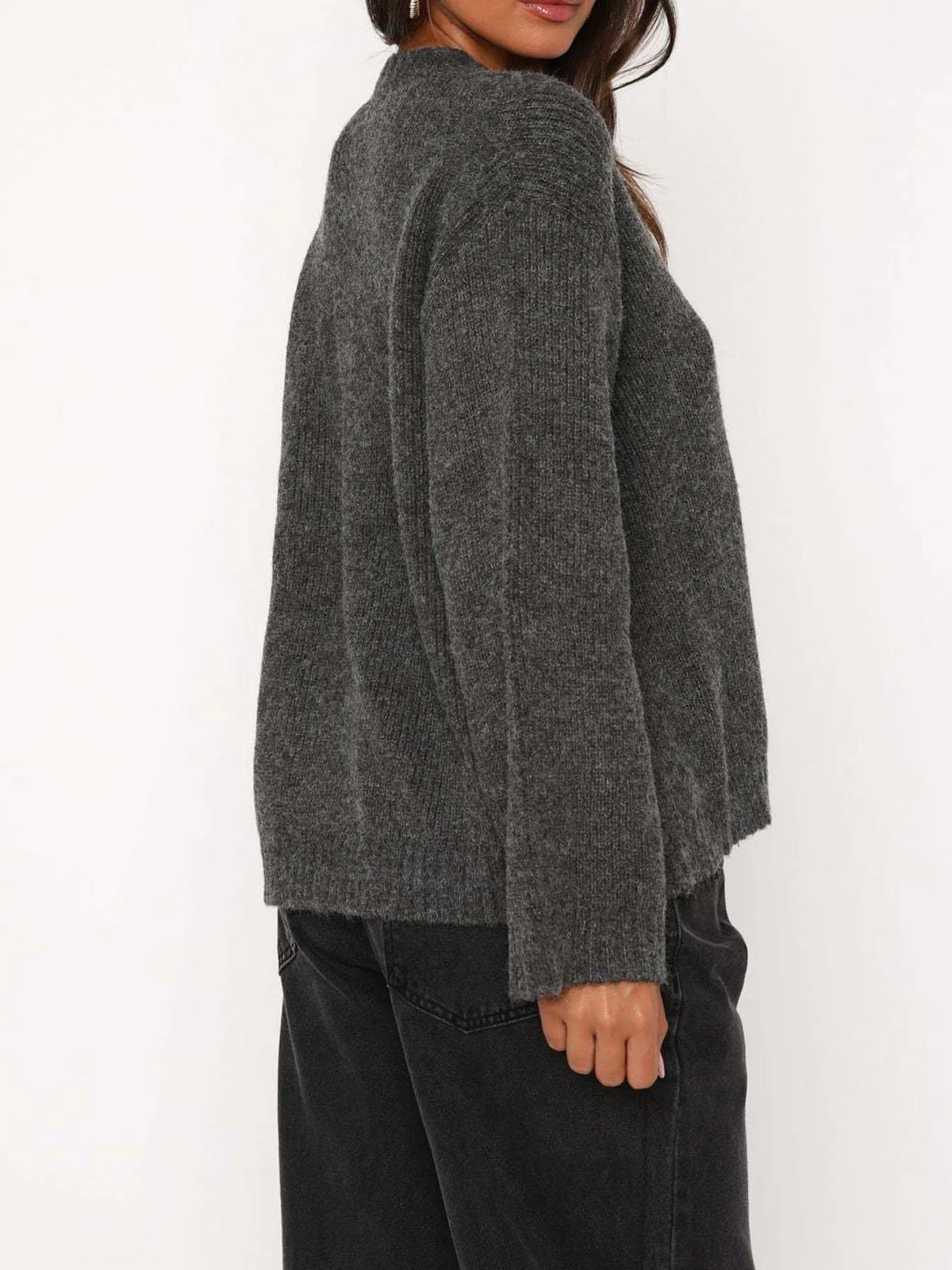 Open Front Tied Sweater Cardigan (3)