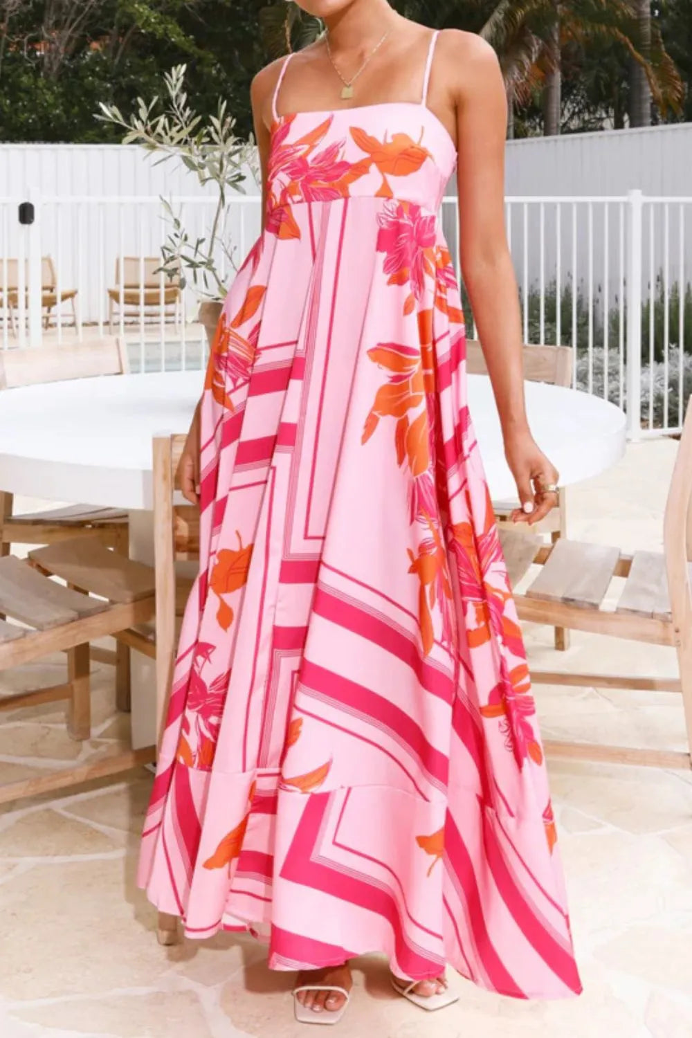Printed Square Neck Cami Maxi Dress (19)