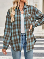 Plaid Button Up Long Sleeve Shirt (9)
