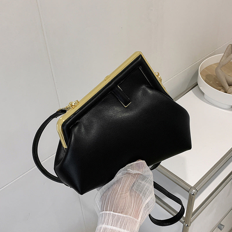 All-match Messenger Bag Irregular Textured One-shoulder photo 4