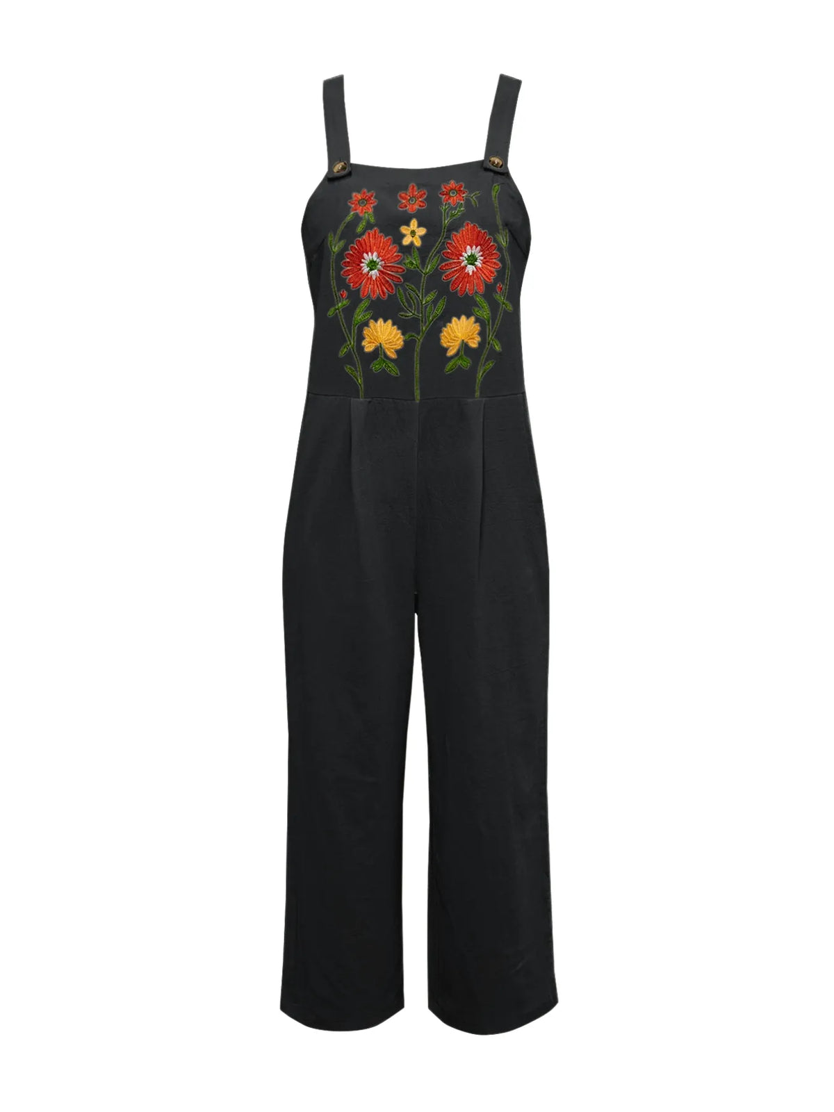 Floral Embroidered Wide Leg Jumpsuit (17)