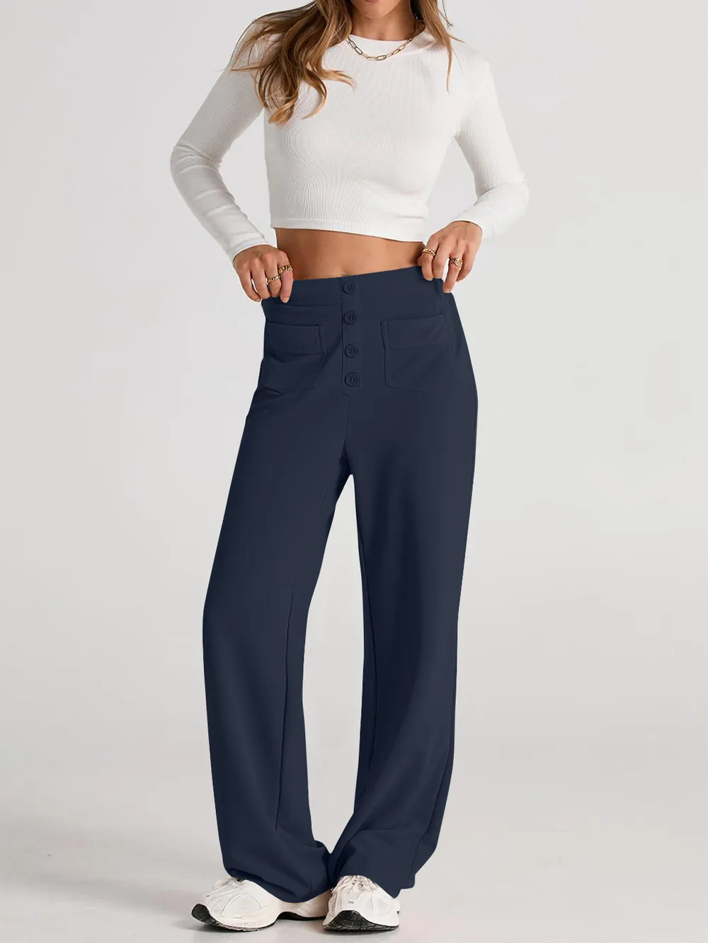 High Waist Wide Leg Pants (31)