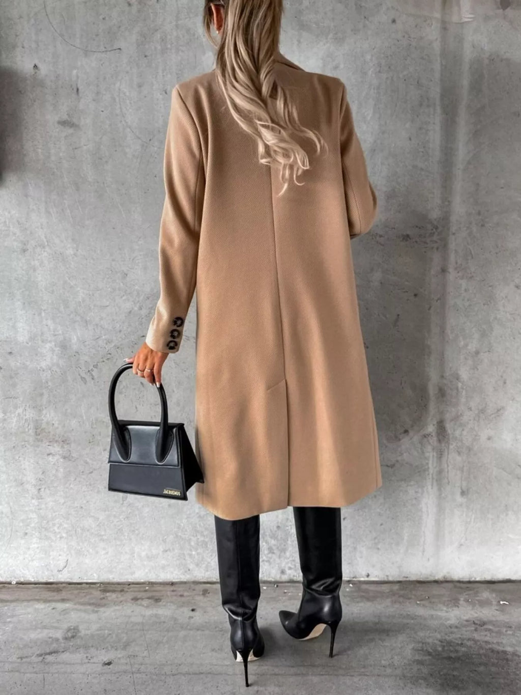 Double-breasted Longline Coat (10)