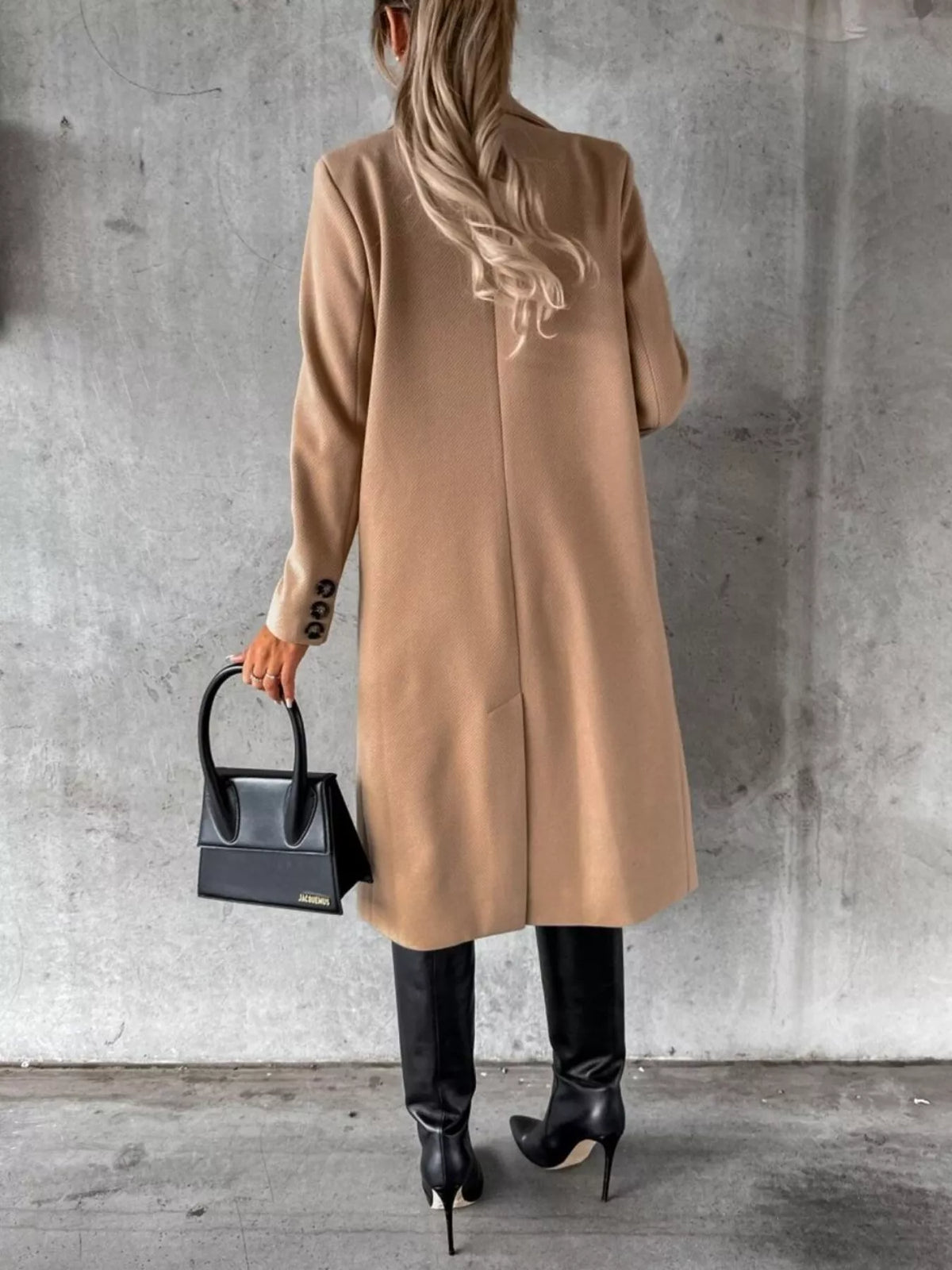 Double-breasted Longline Coat (10)