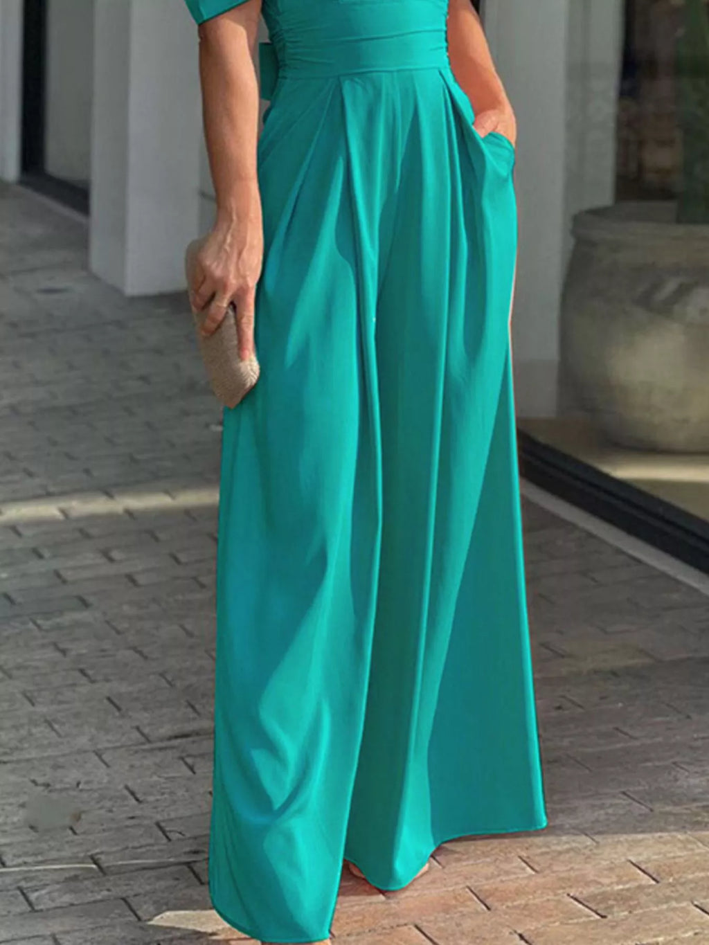 Puff Sleeve Wide Leg Jumpsuit (18)