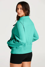 Half Zip Long Sleeve Sweatshirt (26)