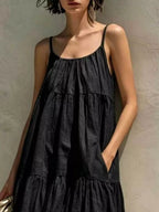 Tiered Scoop Neck Maxi Dress (11)