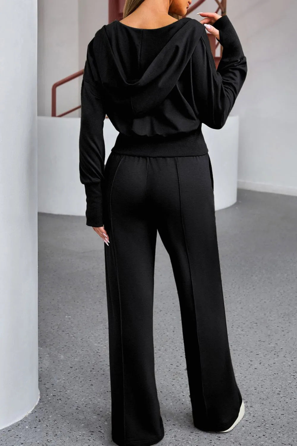 Zip-up Hoodie Pants Active Set (8)