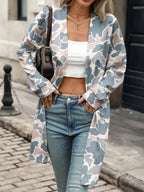 Printed Open Front Cardigan (10)