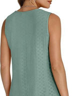 Eyelet V-neck Tank (10)