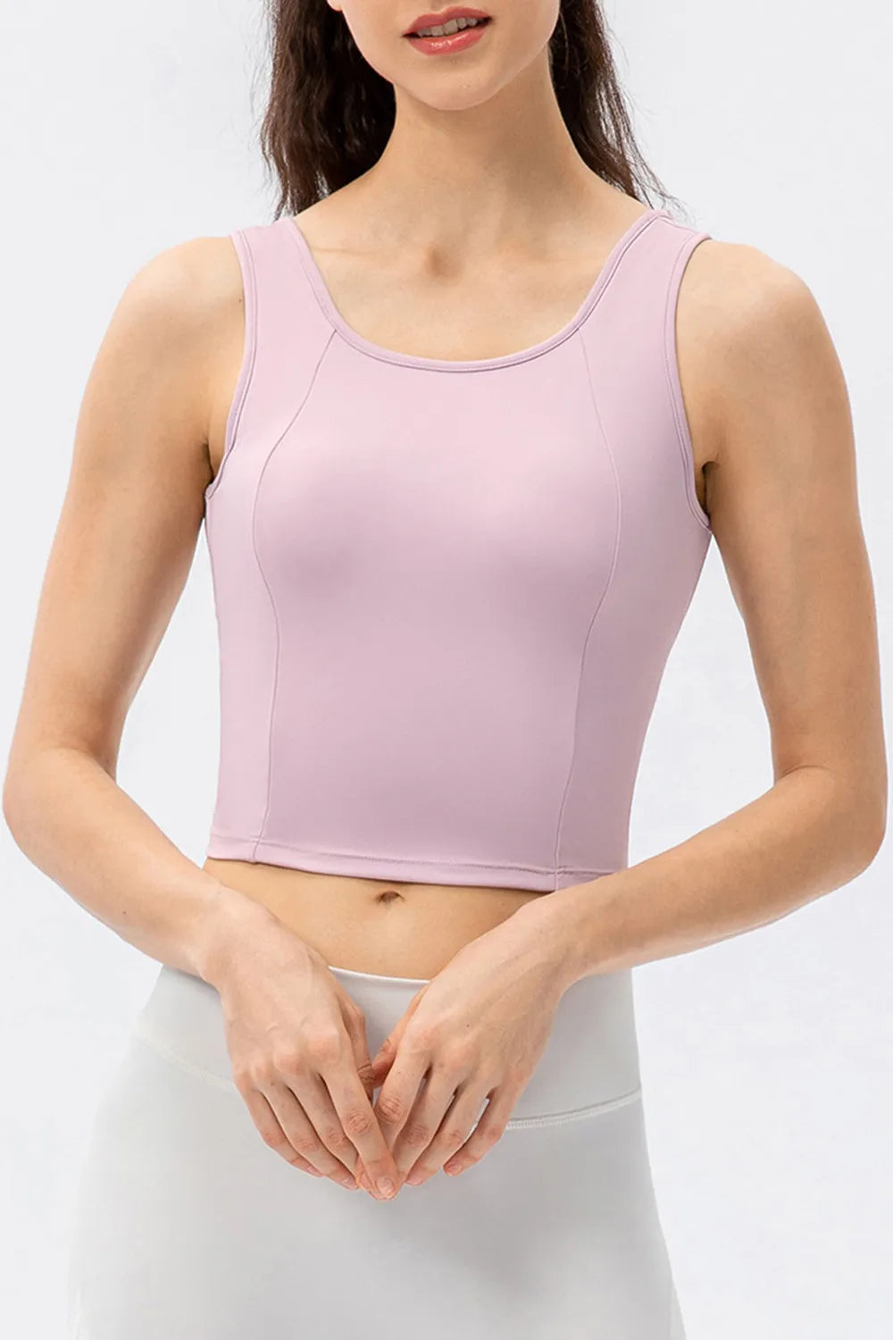 Round Neck Wide Strap Active Tank (10)