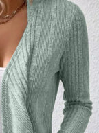 Open Front Long Sleeve Cardigan (8)