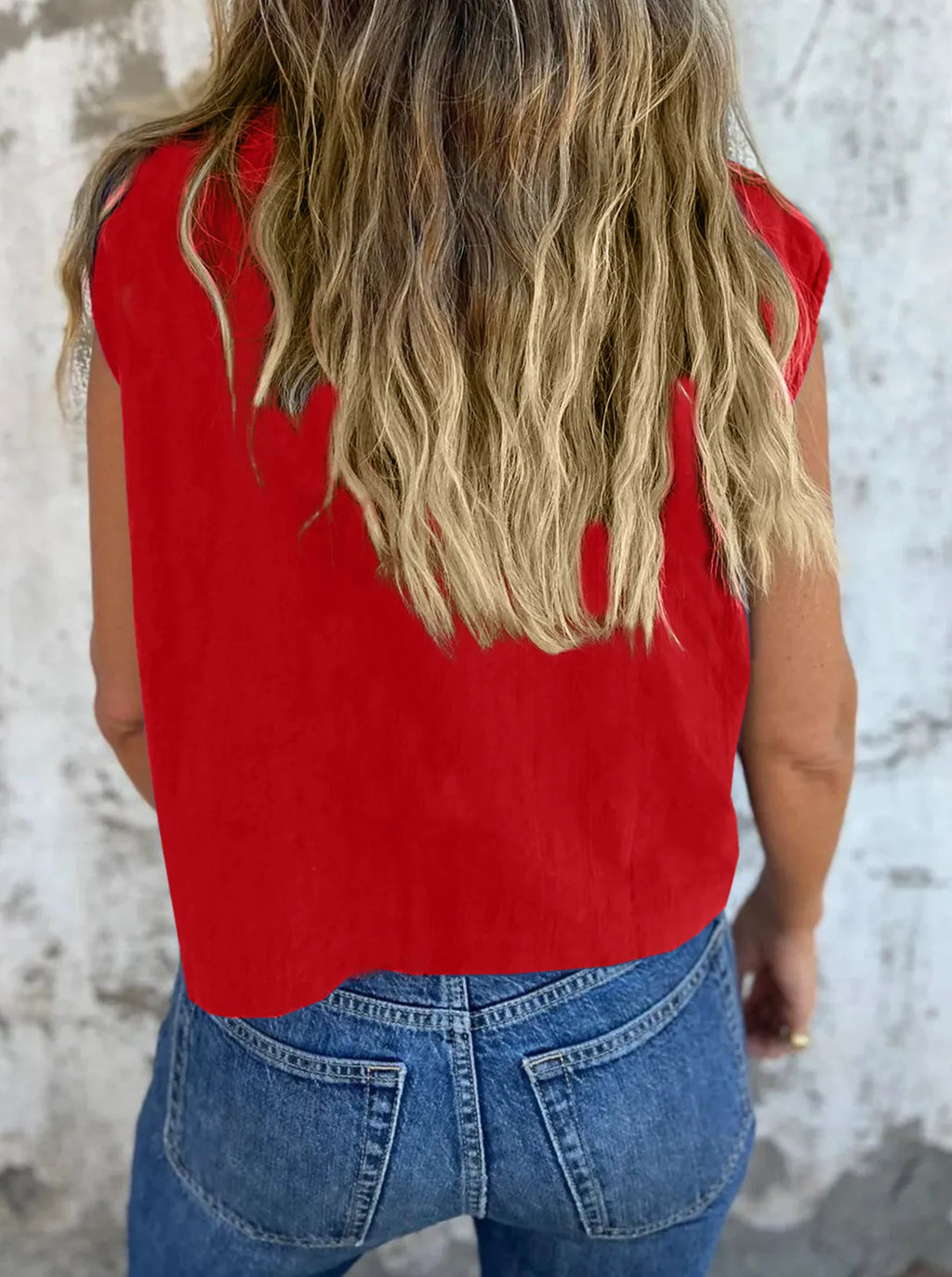 Full Size Button Down Cap Sleeve Linen Shirt Plus (5)