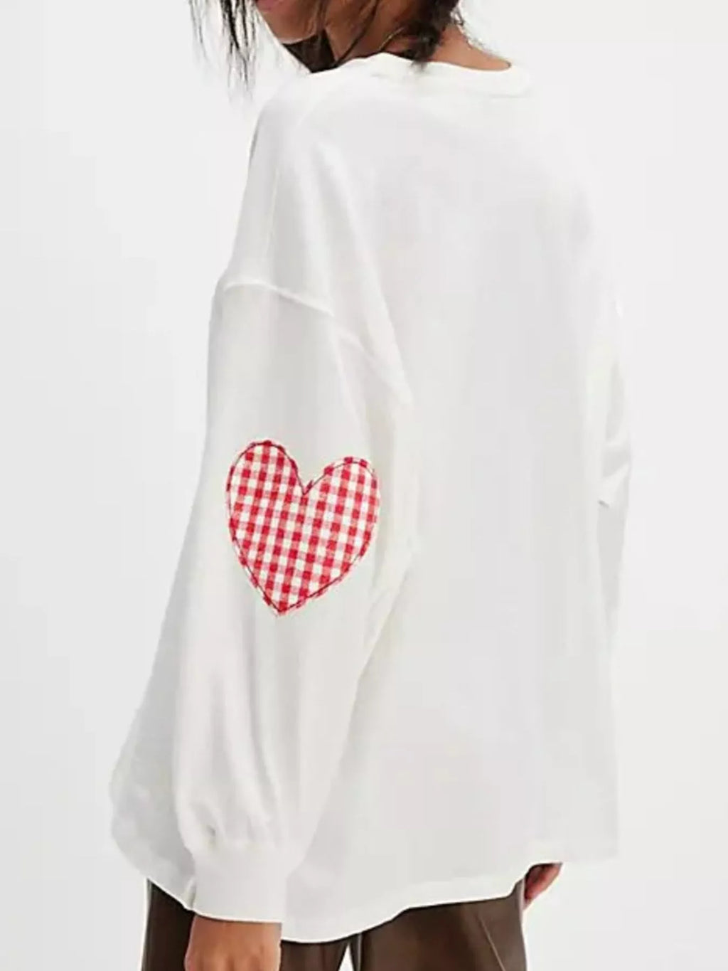 Heart Patch Long Sleeve Sweatshirt (12)