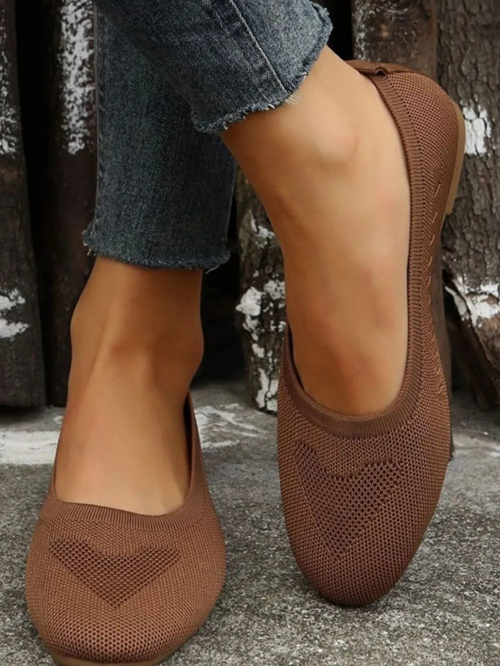Polyester Flat Slip-ons (2)