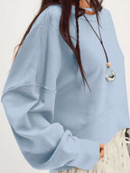 Exposed Seam Dropped Shoulder Sweatshirt (6)