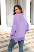 Round Neck Long Sleeve Sweater (15)