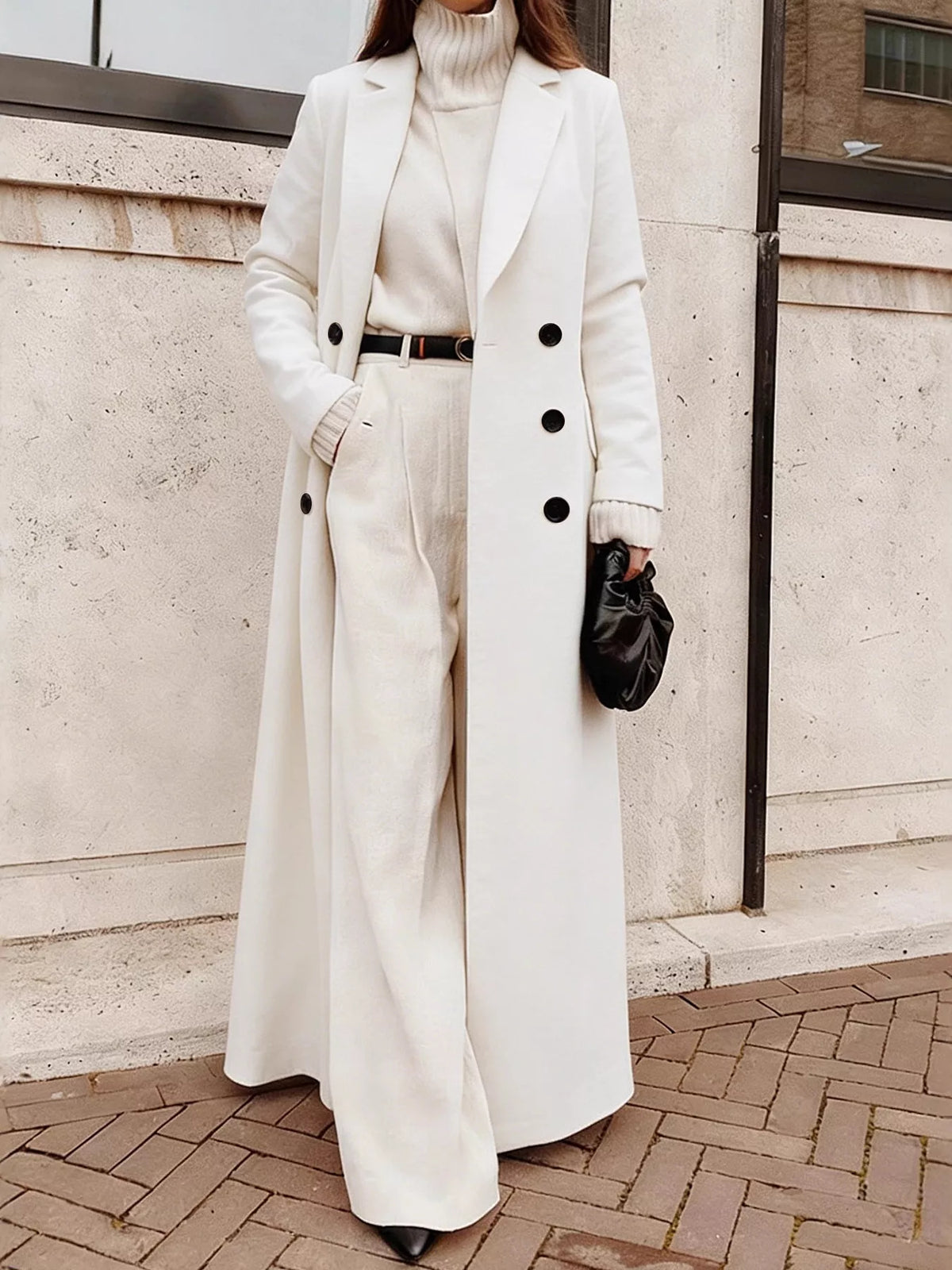 Double-breasted Longline Overcoat (5)