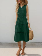 Frill Tiered Midi Dress (3)