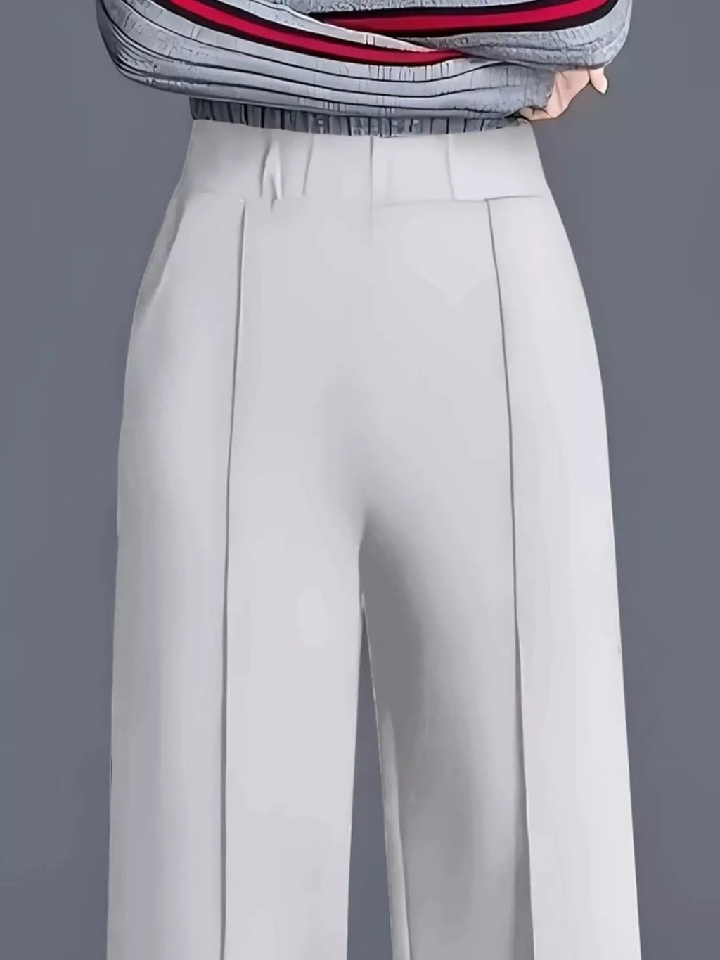 Wide Leg High Waist Pants (16)
