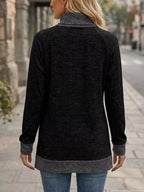 Turtleneck Raglan Sleeve T-shirt (8)