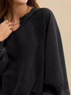 Notched Raglan Sleeve Sweatshirt (18)