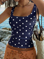 Polka Dot Scoop Neck Tank (10)
