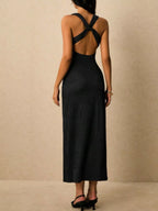Sleeveless Ribbed Knit Midi Dress (13)