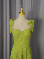 Sweetheart Neck Tie-strap Dress (5)