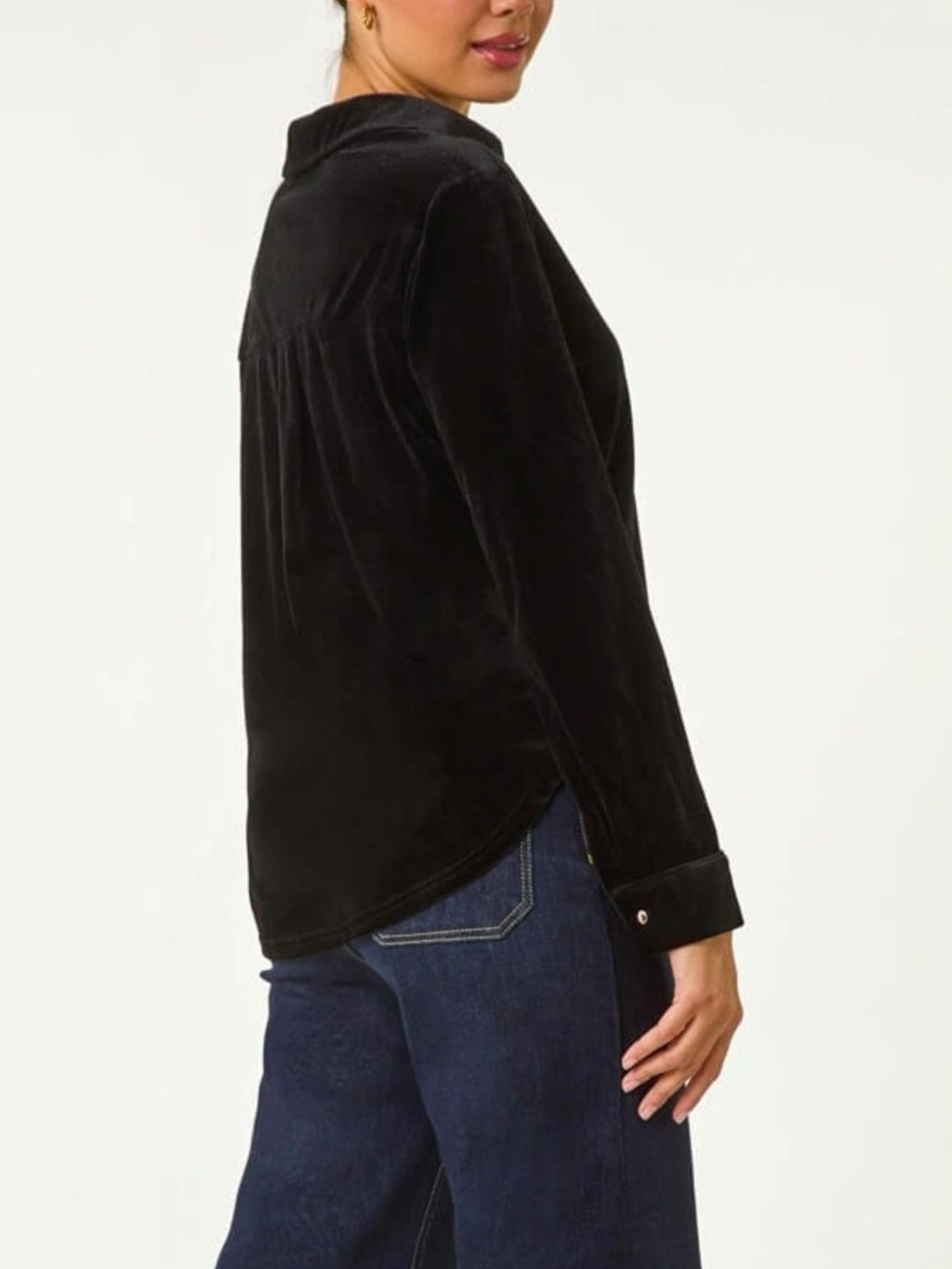 Velvet Long Sleeve Blouse (8)