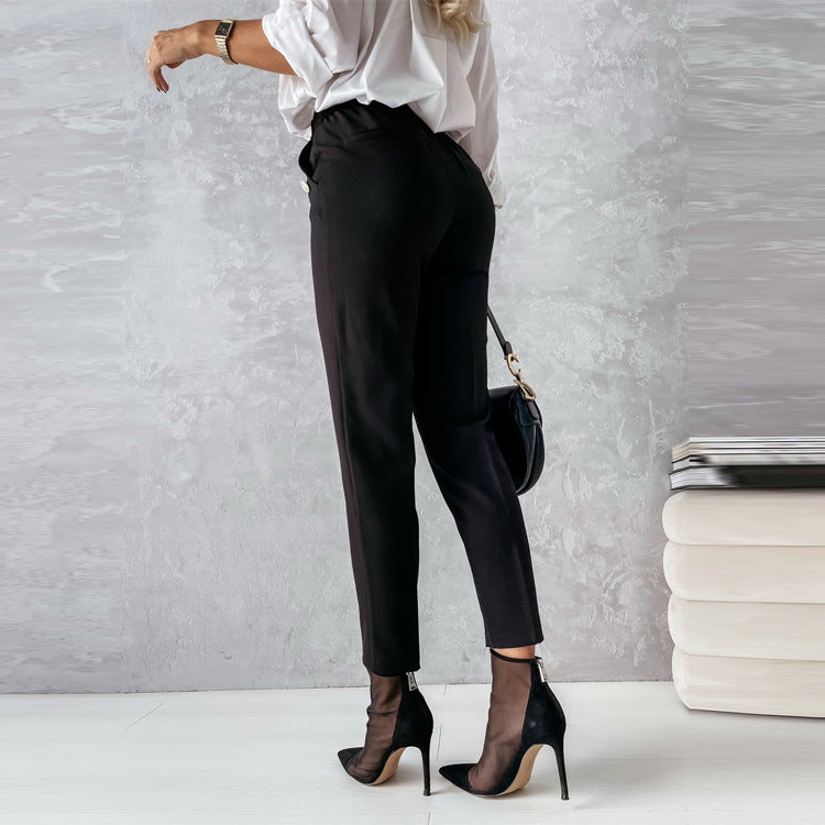 Tailored Trousers Casual Foot Pants photo 2