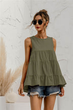 Round Neck Tiered Tank (8)