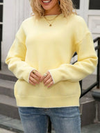 Bow-back Round Neck Sweater (5)