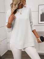 Long Sleeve Round Neck T-shirt (24)