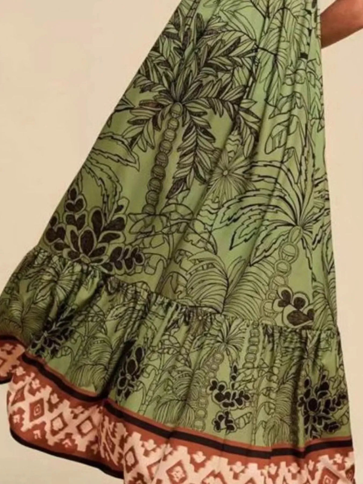 Tropical Print Maxi Cami Dress (3)