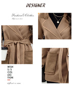 Reversible Brown Wool Coat photo 6