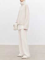 Oversized Turtleneck Wool Sweater (11)