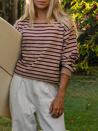 Striped Crew Neck Sweater (3)