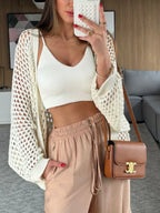 Hollow Out Open Front Cover-up (9)
