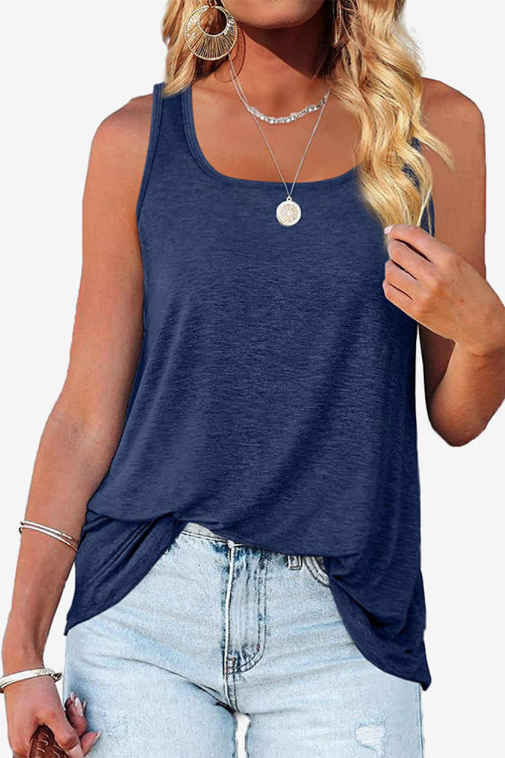 Curved Hem Square Neck Tank (11)