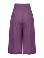 Smocked Wide-leg Capri Pants (16)