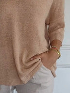 Full Size Relaxed Fit Ribbed Hem Sweater Plus (6)