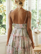 Printed Tie-strap Tiered Mini Dress (14)